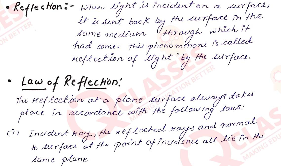 Class 12 ISC Physics Important Notes Chapter Spherical Mirrors