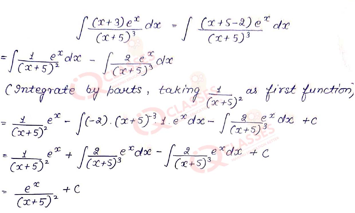 Isc Integration class12 ISC Maths Important Questions Chapter Integration Part2